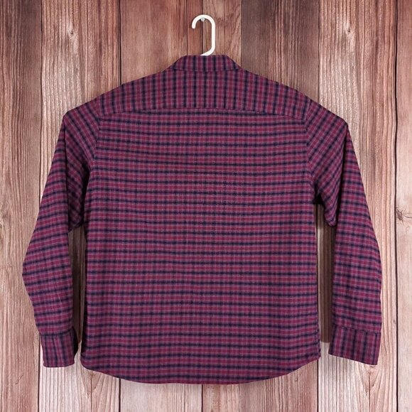 UNTUCKit Calder Mens Size XL Red Black Plaid Flannel Long Sleeve Button Up Shirt - Picture 5 of 16